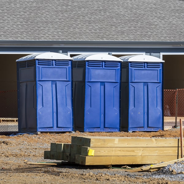 what is the cost difference between standard and deluxe porta potty rentals in Burnt Ranch CA